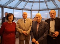 Emeritu klubo viceprezidentas Juozas Deltuva su renginio dalyviais